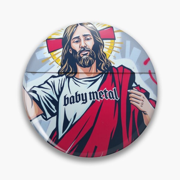 Item preview, Jesus Loves Babymetal, Kawaii Metal, Graffiti Design designed and sold by Burn-Ego.