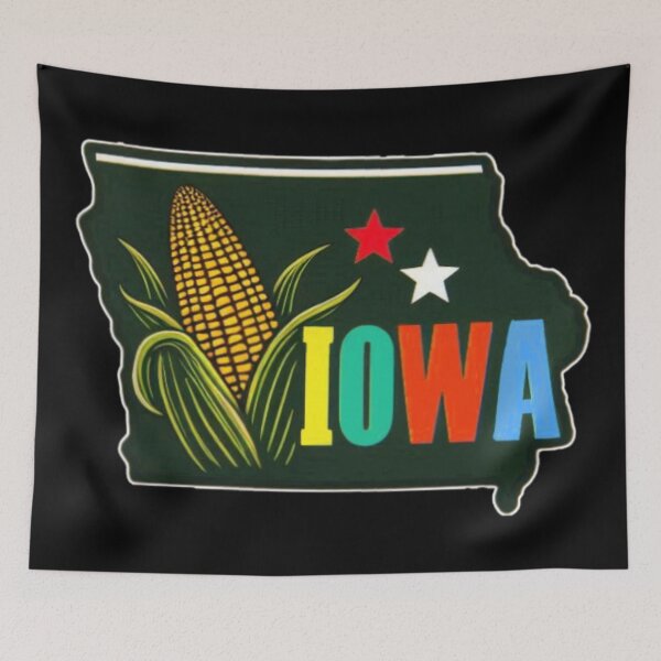 Item preview, Iowa USA designed and sold by Myra365Art.