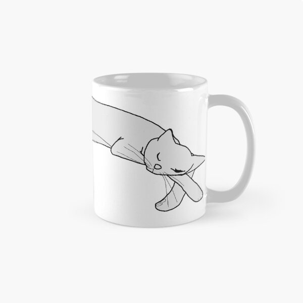 Item preview, monochrome sleeping cat designed and sold by Kalhanne.