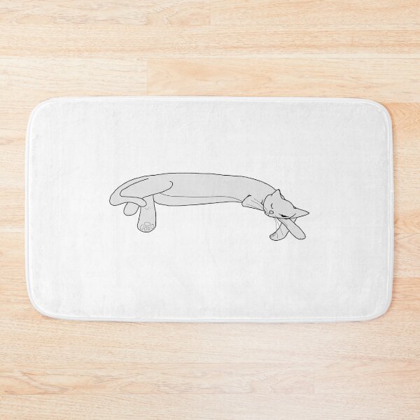Item preview, monochrome sleeping cat designed and sold by Kalhanne.