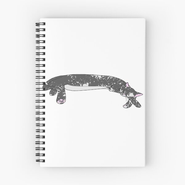 Item preview, sleeping gray spotted cat designed and sold by Kalhanne.