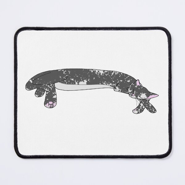 Item preview, sleeping gray spotted cat designed and sold by Kalhanne.