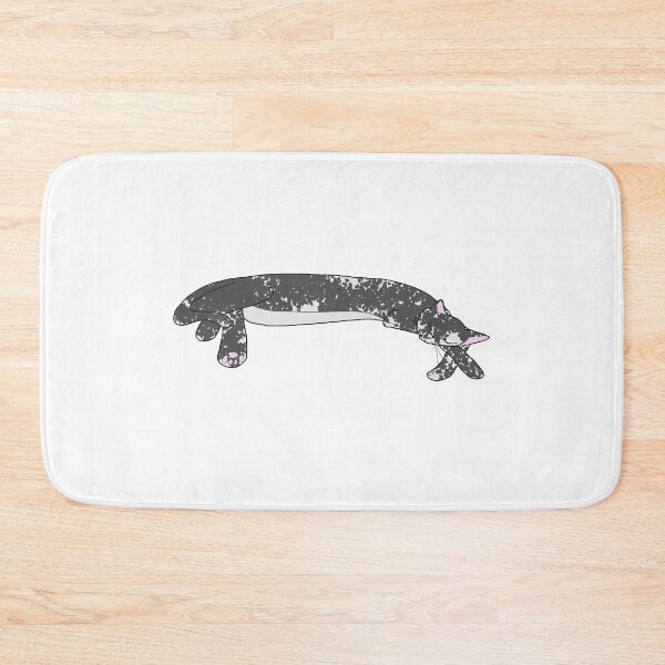 Item preview, sleeping gray spotted cat designed and sold by Kalhanne.