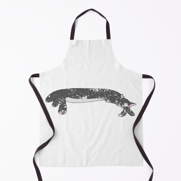 Item preview, sleeping gray spotted cat designed and sold by Kalhanne.
