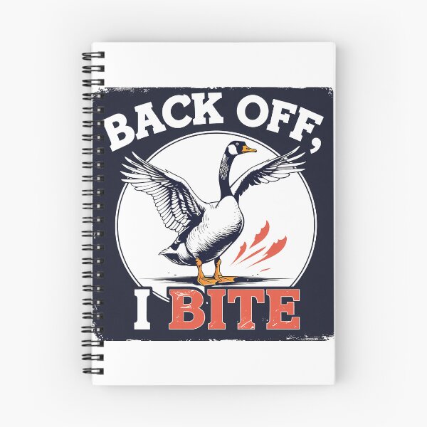 Item preview, BACK OFF, I BITE - Sassy Goose Warning designed and sold by EnigmaVoid.