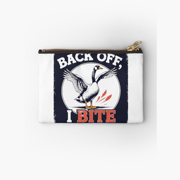Item preview, BACK OFF, I BITE - Sassy Goose Warning designed and sold by EnigmaVoid.