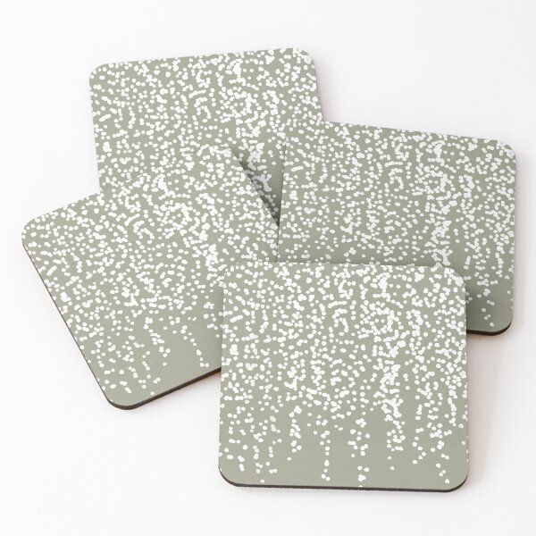 Item preview, Timeless Rain-Inspired Wall Art in Forest Green designed and sold by Pattern&Pixel.