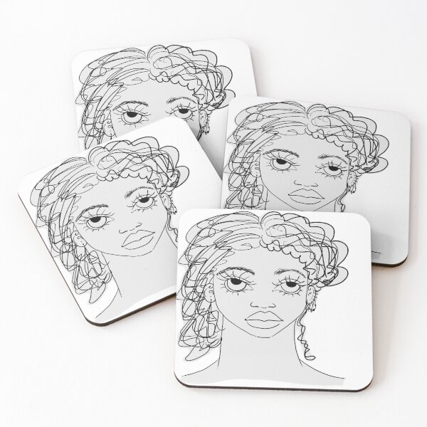 Item preview, monochrome portrait designed and sold by Kalhanne.