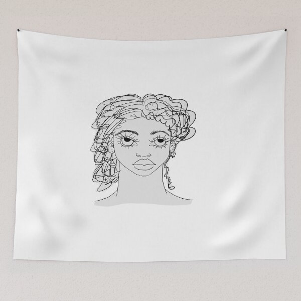 Item preview, monochrome portrait designed and sold by Kalhanne.