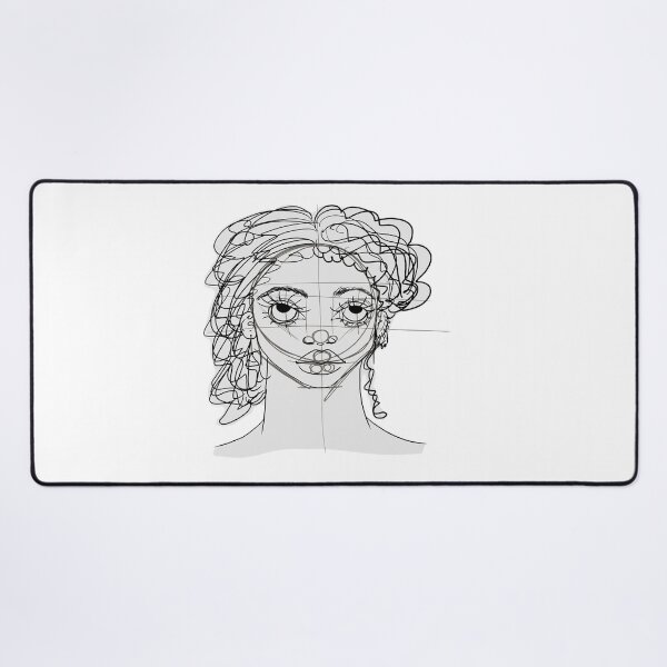 Item preview, monochrome portrait sketch designed and sold by Kalhanne.