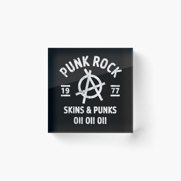 Item preview, Skins And Punks With Anarchy Sign - Oi Punk designed and sold by Shirt-Face.