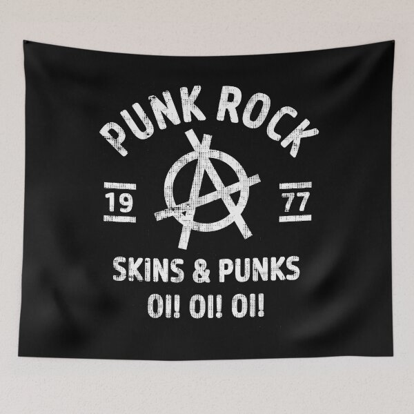 Item preview, Skins And Punks With Anarchy Sign - Oi Punk designed and sold by Shirt-Face.