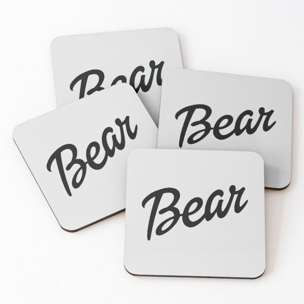 Item preview, Bear text in black designed and sold by gayishdesign.