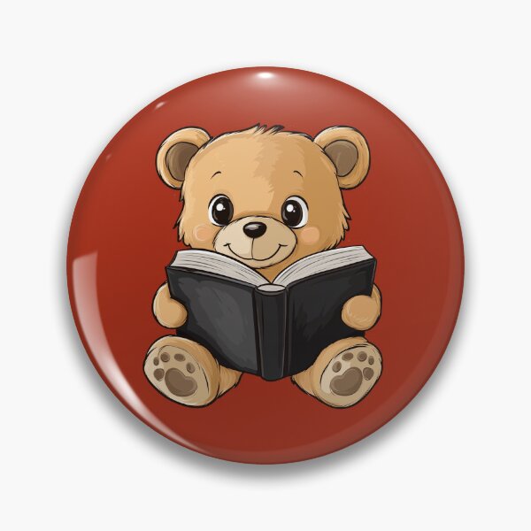 Item preview, Teddy bear reading a book designed and sold by FluffyGallery.