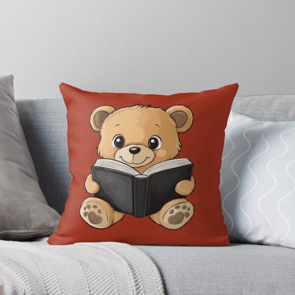 Item preview, Teddy bear reading a book designed and sold by FluffyGallery.