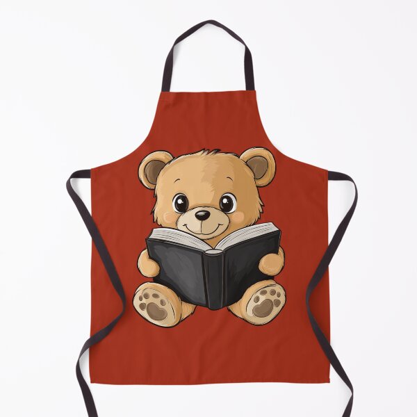 Item preview, Teddy bear reading a book designed and sold by FluffyGallery.