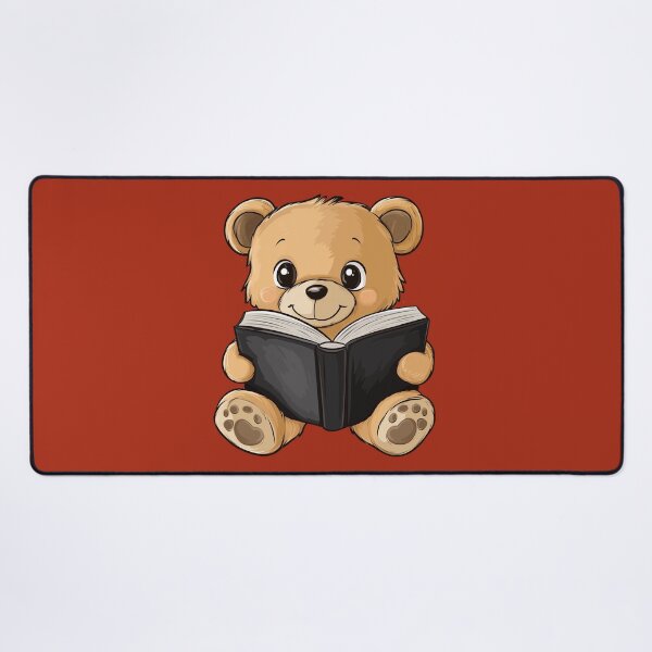 Item preview, Teddy bear reading a book designed and sold by FluffyGallery.
