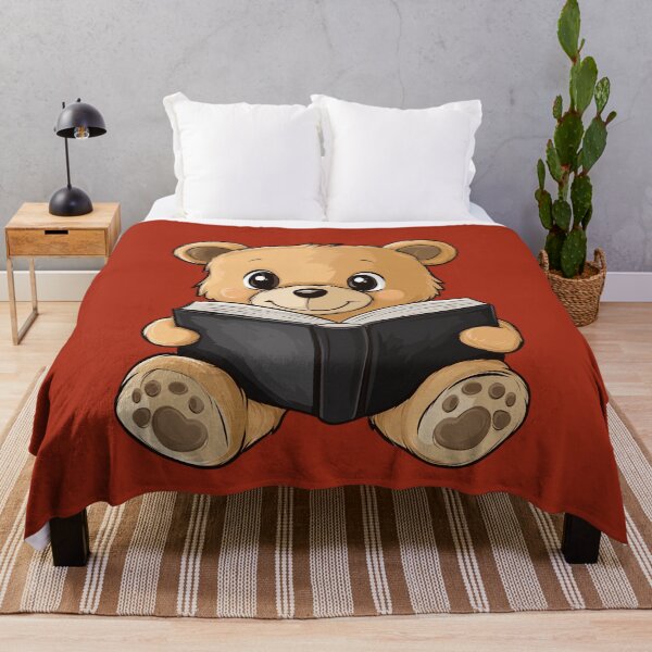 Item preview, Teddy bear reading a book designed and sold by FluffyGallery.