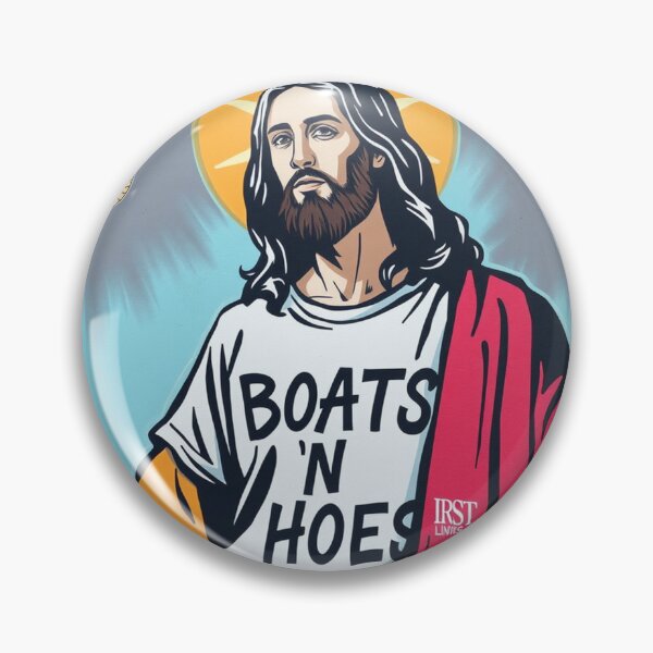 Item preview, Boats n Hoes Jesus, Graffiti Design, Funny designed and sold by Burn-Ego.