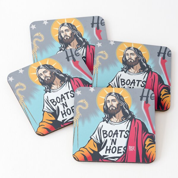 Item preview, Boats n Hoes Jesus, Graffiti Design, Funny designed and sold by Burn-Ego.