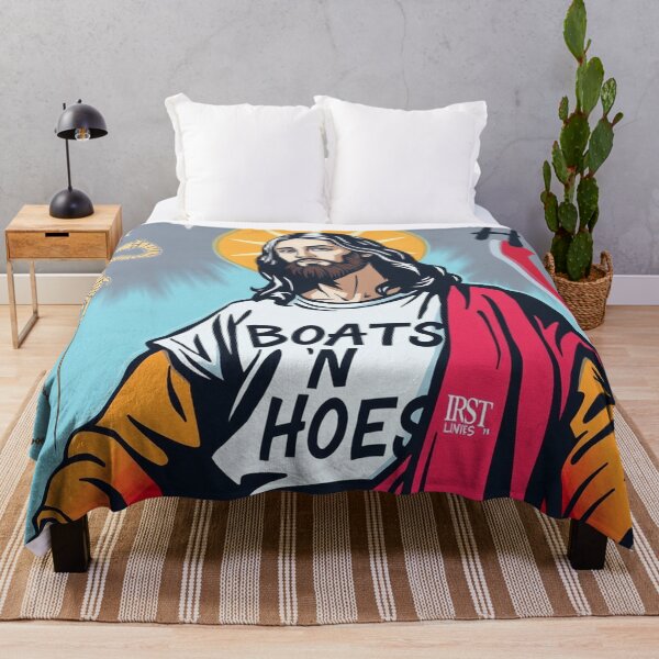 Item preview, Boats n Hoes Jesus, Graffiti Design, Funny designed and sold by Burn-Ego.