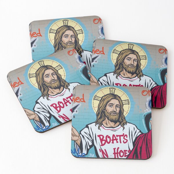 Item preview, Boats n Hoes Jesus, Graffiti Art, Funny designed and sold by Burn-Ego.