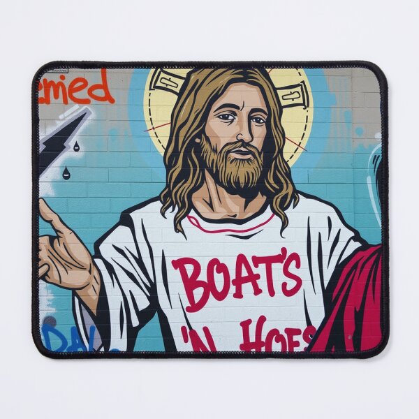 Item preview, Boats n Hoes Jesus, Graffiti Art, Funny designed and sold by Burn-Ego.