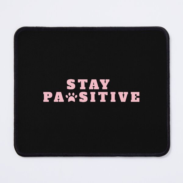 Item preview, Stay Pawsitive (Black) designed and sold by ZenZero88.