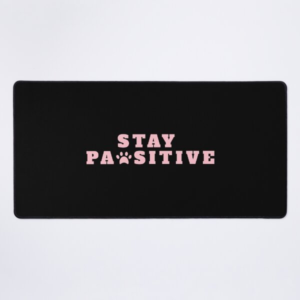 Item preview, Stay Pawsitive (Black) designed and sold by ZenZero88.