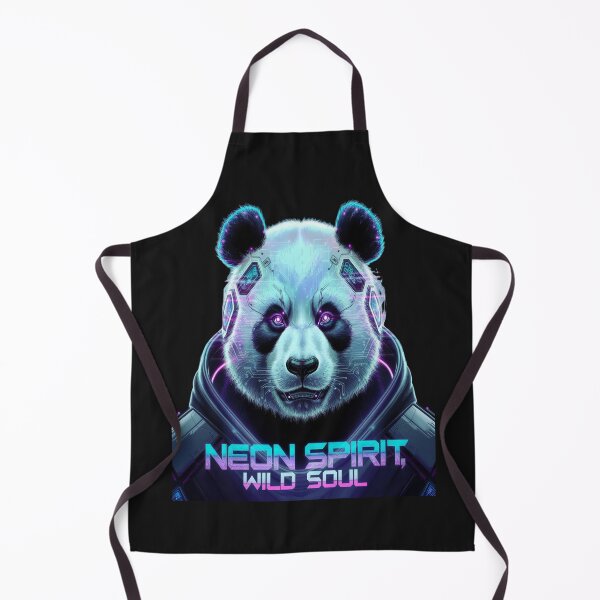Item preview, Neon Cyberpunk Panda – Futuristic Wild Spirit designed and sold by Petpixy.