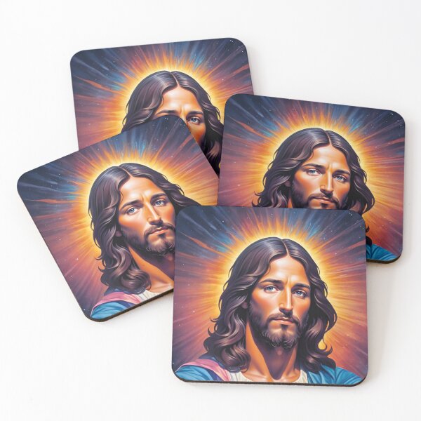 Item preview, Colourful Jesus Christ's portrait 9 designed and sold by Warih.