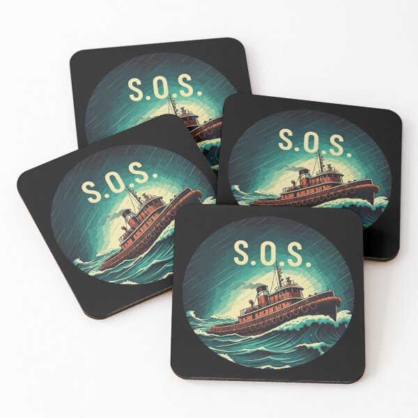 Item preview, S.O.S in ocean designed and sold by colorsofcherry.