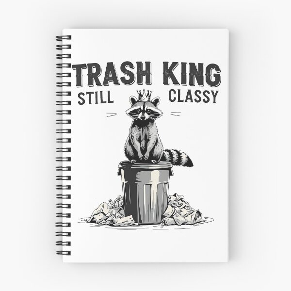 Item preview, TRASH KING, STILL CLASSY - Vintage Raccoon Dumpster King designed and sold by EnigmaVoid.
