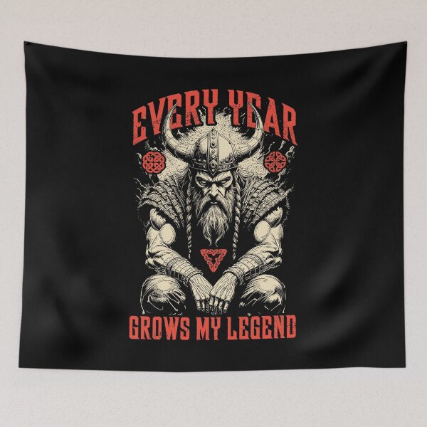 Item preview, Viking Birthday Every Year Grows Legend Old Age Norse Celtic designed and sold by GrandeDuc.