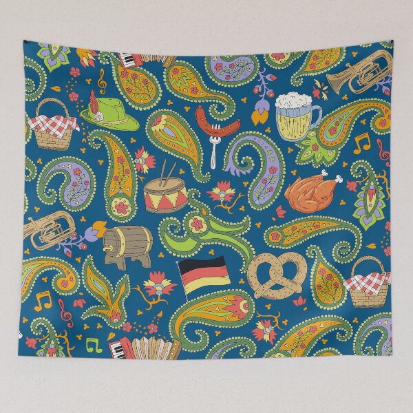 Item preview, Oktoberfest fun with beer, pretzels & Bavarian coziness designed and sold by colorofmagic.