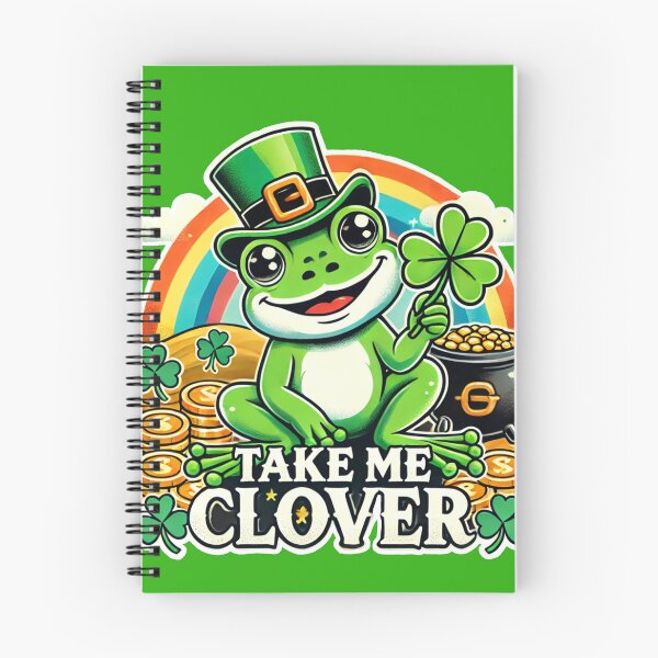 Item preview, St. Patrick's day frog designed and sold by Mama ink co..