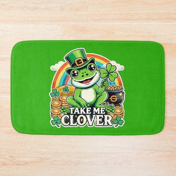 Item preview, St. Patrick's day frog designed and sold by Mama ink co..