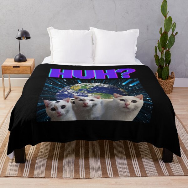 Item preview, "Huh?" Meme Cat Shirt – Funny Viral Cat Expression Tee & Hoodie designed and sold by Colorful-Garden.