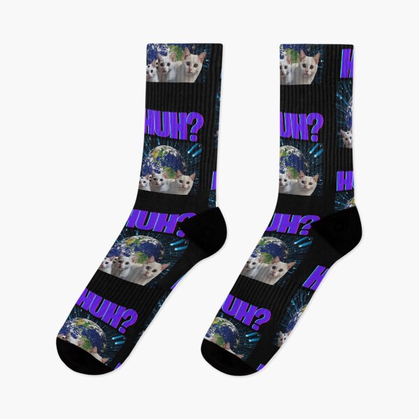 Item preview, "Huh?" Meme Cat Shirt – Funny Viral Cat Expression Tee & Hoodie designed and sold by Colorful-Garden.