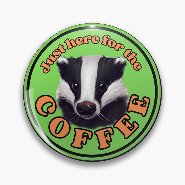 Artikelvorschau, Coffee Badger – nur wegen des Kaffees hier entworfen und verkauft von TalkingHerds.