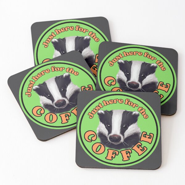 Artikelvorschau, Coffee Badger – nur wegen des Kaffees hier entworfen und verkauft von TalkingHerds.