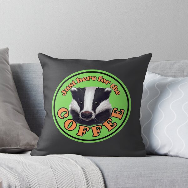 Item preview, Coffee Badger - just here for the coffee designed and sold by TalkingHerds.