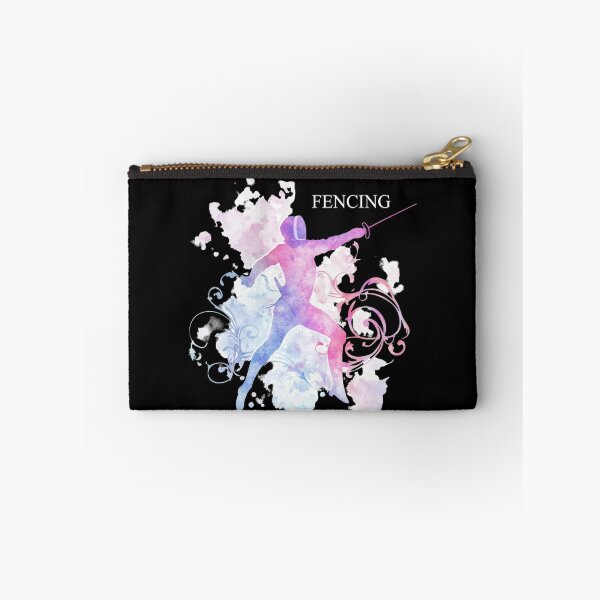 Item preview, Fencing Silhouette Watercolor Artistic Design Gifts designed and sold by Maniutek.