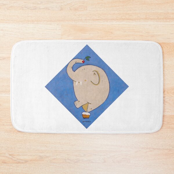 Item preview, Elephant on Cupcake designed and sold by CovetedCove.