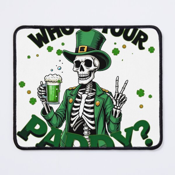 Item preview, Who's Your Paddy Skeleton designed and sold by ladykayg.