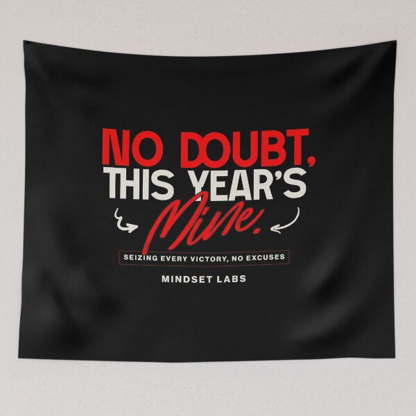 Item preview, No Cap, This Year is Mine – Motivational Quote designed and sold by DARK_NOVA.