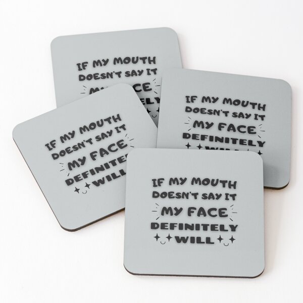 Item preview, Expressive Face Quote for Honest Souls designed and sold by Zakrytos ★★★★★.