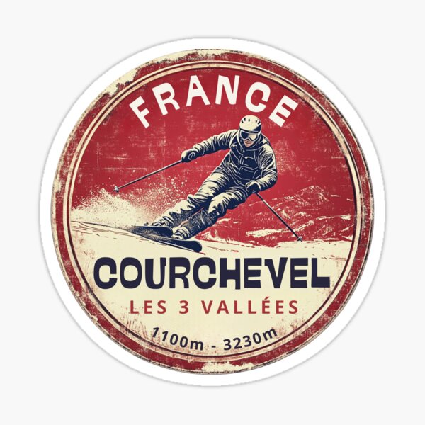 Item preview, Courchevel - Les 3 Vallées - France  designed and sold by GoodOldVintage.
