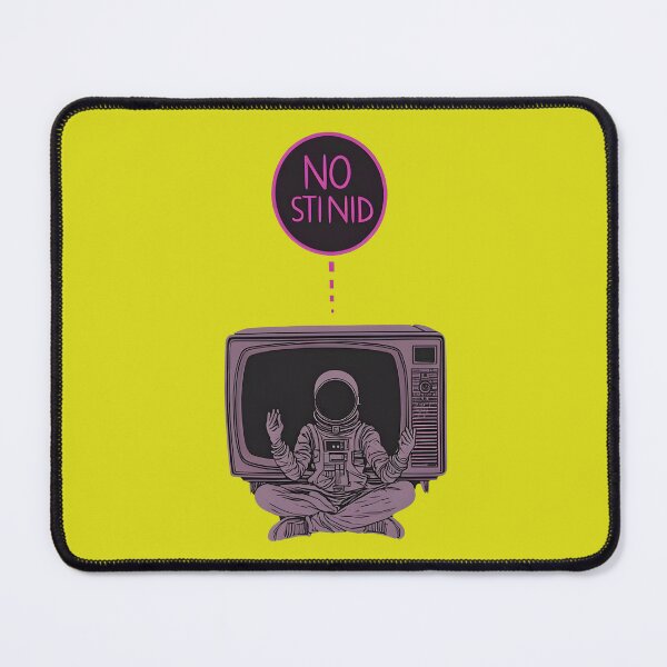 Item preview, Trippy Astronaut with CRT TV – No Signal Retro Aesthetic designed and sold by Chroma Myst.