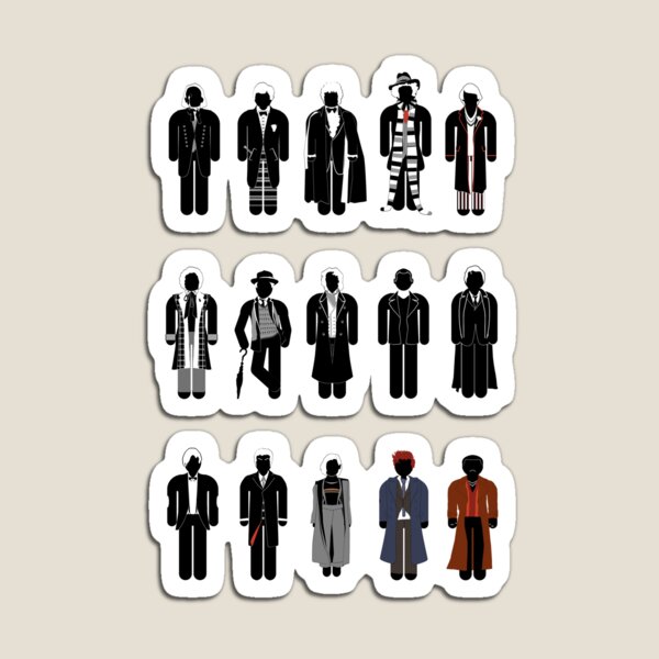 Item preview, All 15 Doctor Whos designed and sold by mime666.